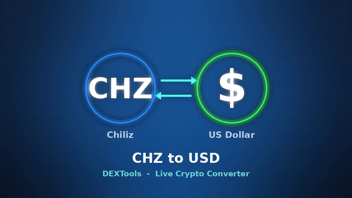 Chiliz to USD Converter: Live CHZ Price (2026)
