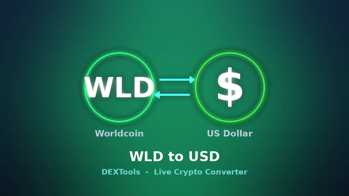 Worldcoin to USD Converter: Live WLD Price (2026)
