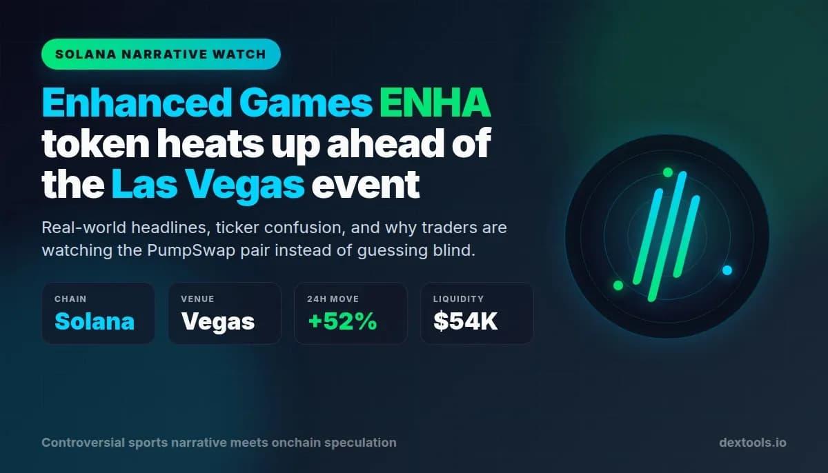 Enhanced Games ENHA Token on Solana Gains Attention Ahead of Las Vegas Event