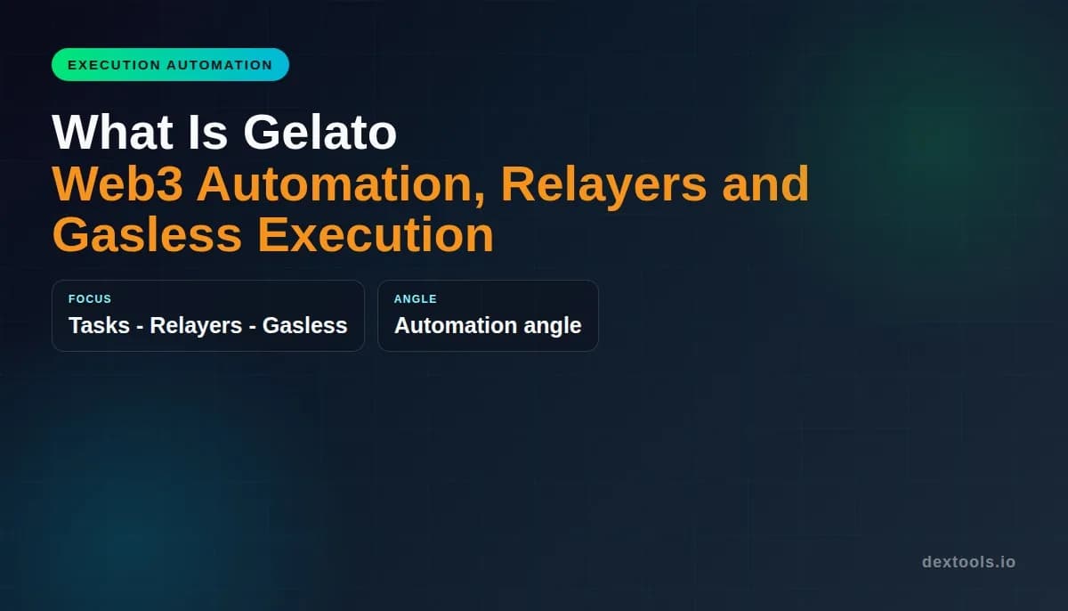 What Is Gelato: Web3 Automation, Relayers and Gasless Execution (2026)