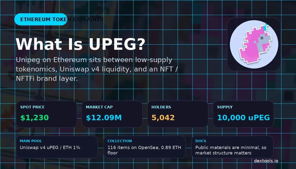 What Is UPEG? Unipeg Token Explained, From Ethereum Liquidity to the NFT Angle