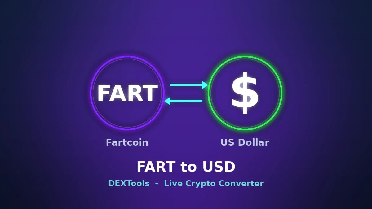 Fartcoin to USD Converter: Live FART Price (2026)