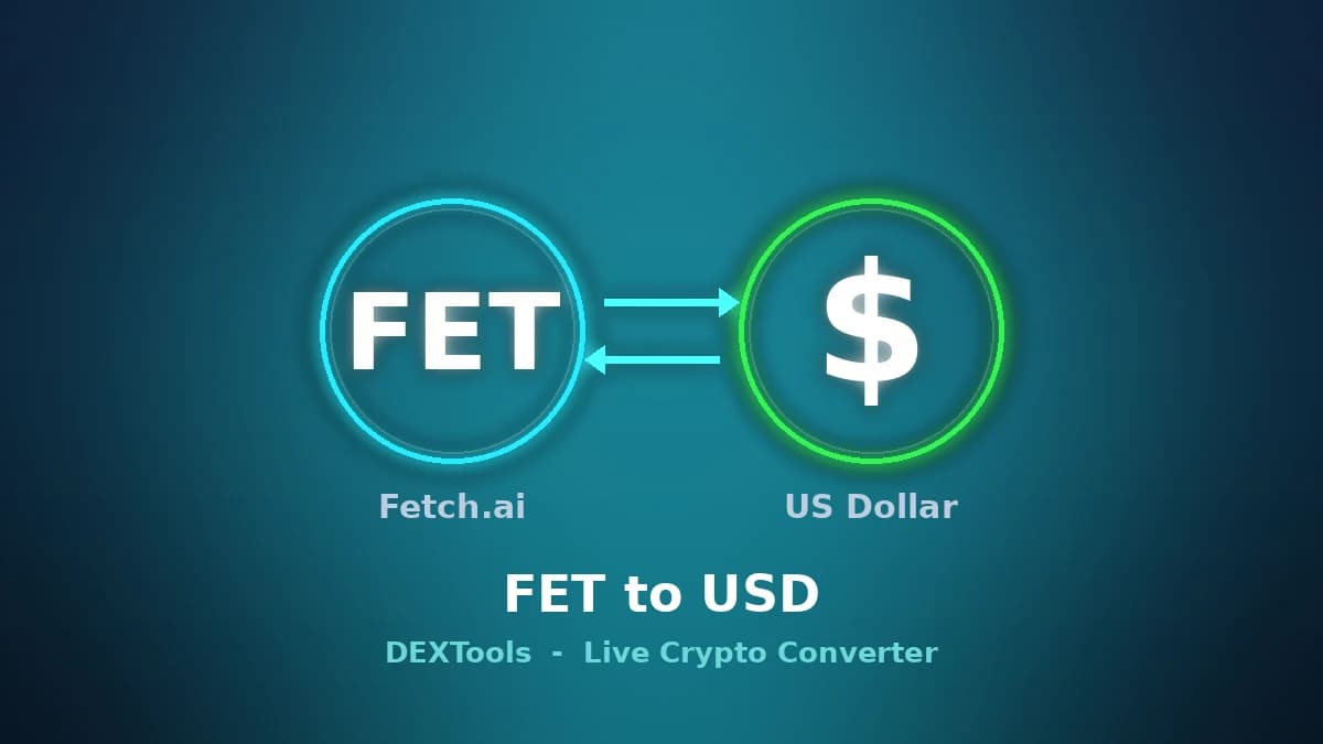 FET to USD: Live Price Converter (2026)