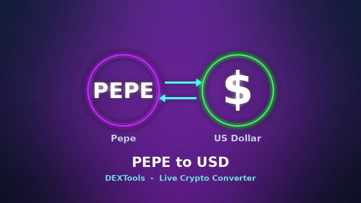 PEPE to USD: Pepe Price Today - Live Converter
