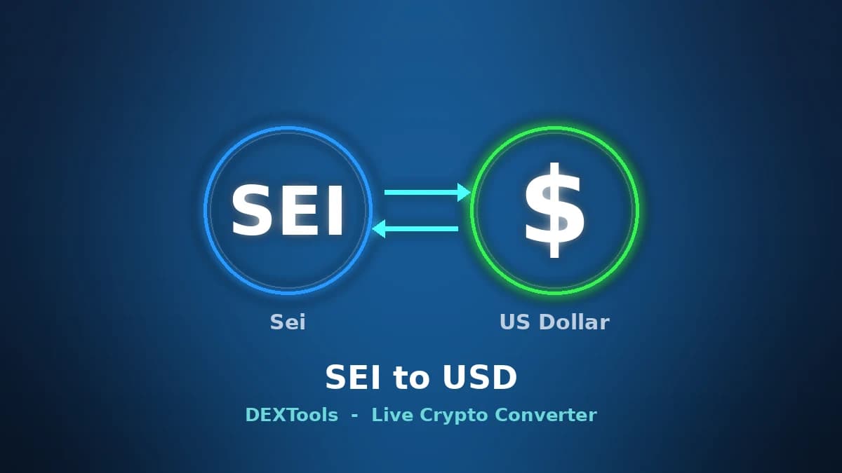 Sei to USD Converter: Live SEI Price (2026)