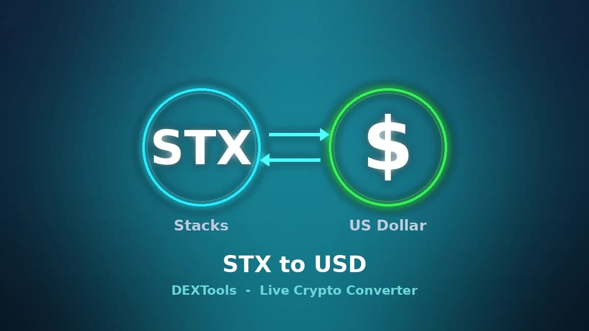 Stacks to USD Converter: Live STX Price (2026)
