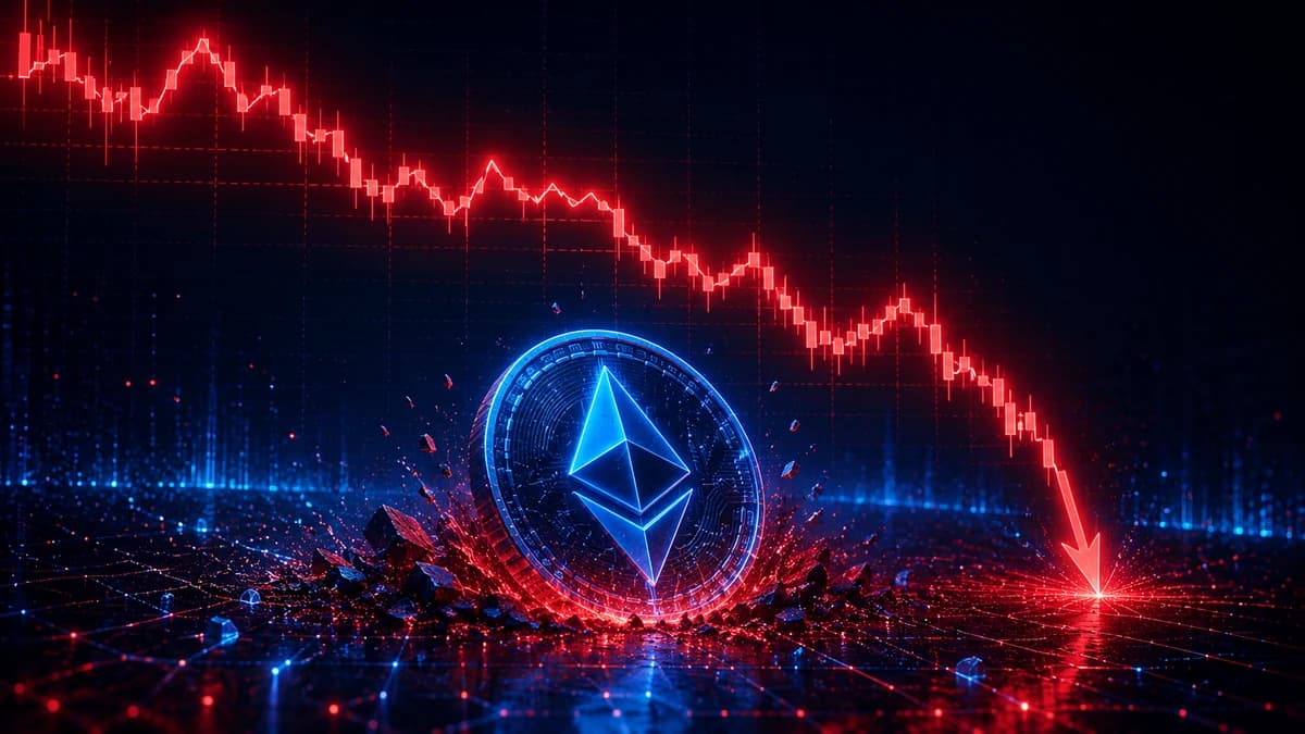 Ethereum Drops to Multi-Year Low Near $1,500 as Selloff Deepens