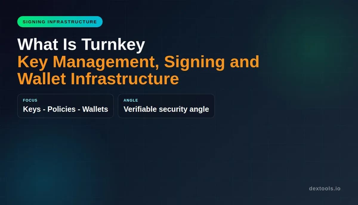 What Is Turnkey: Key Management, Signing and Wallet Infrastructure (2026)