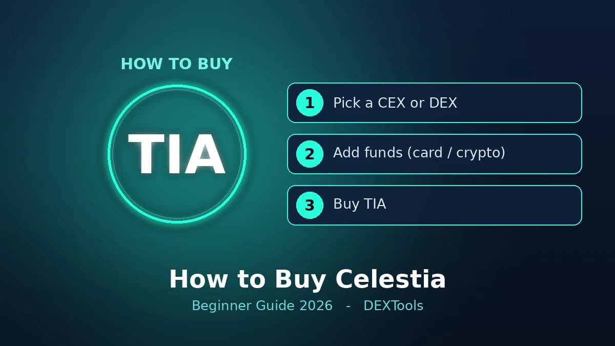 How to Buy Celestia (TIA): Beginner Guide 2026