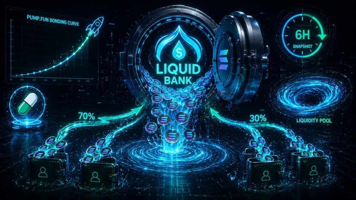 Liquid Bank: Solana Token Pays SOL Rewards to Holders (2026)