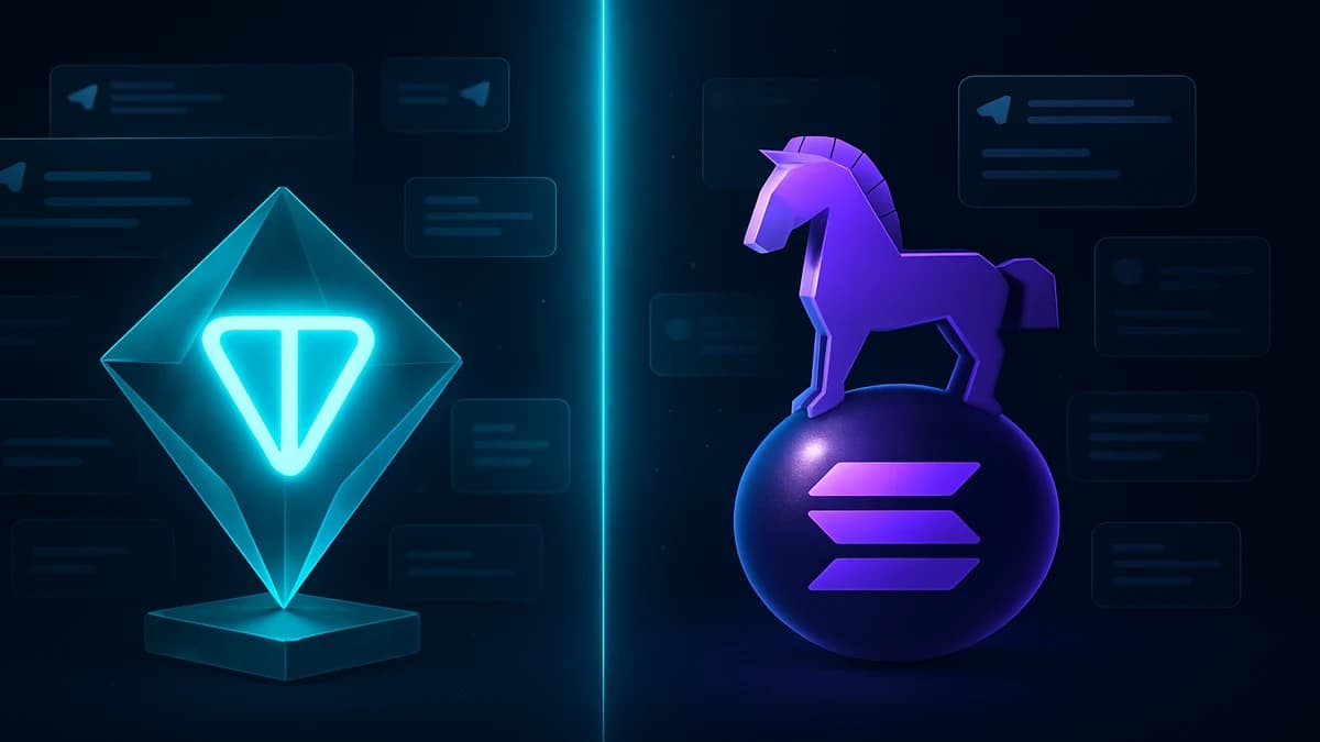 Not.Trade vs Trojan: TON vs Solana Telegram Terminals 2026