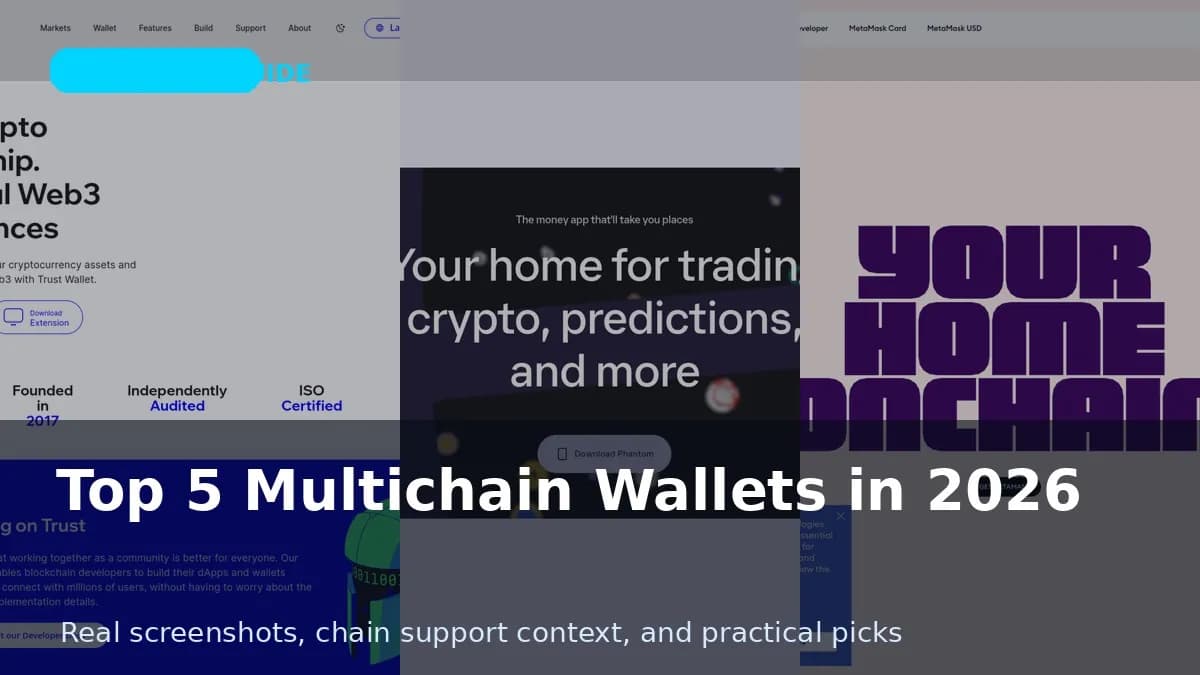 Top 5 Multichain Wallets in 2026: Best Wallets for Cross-Chain Traders