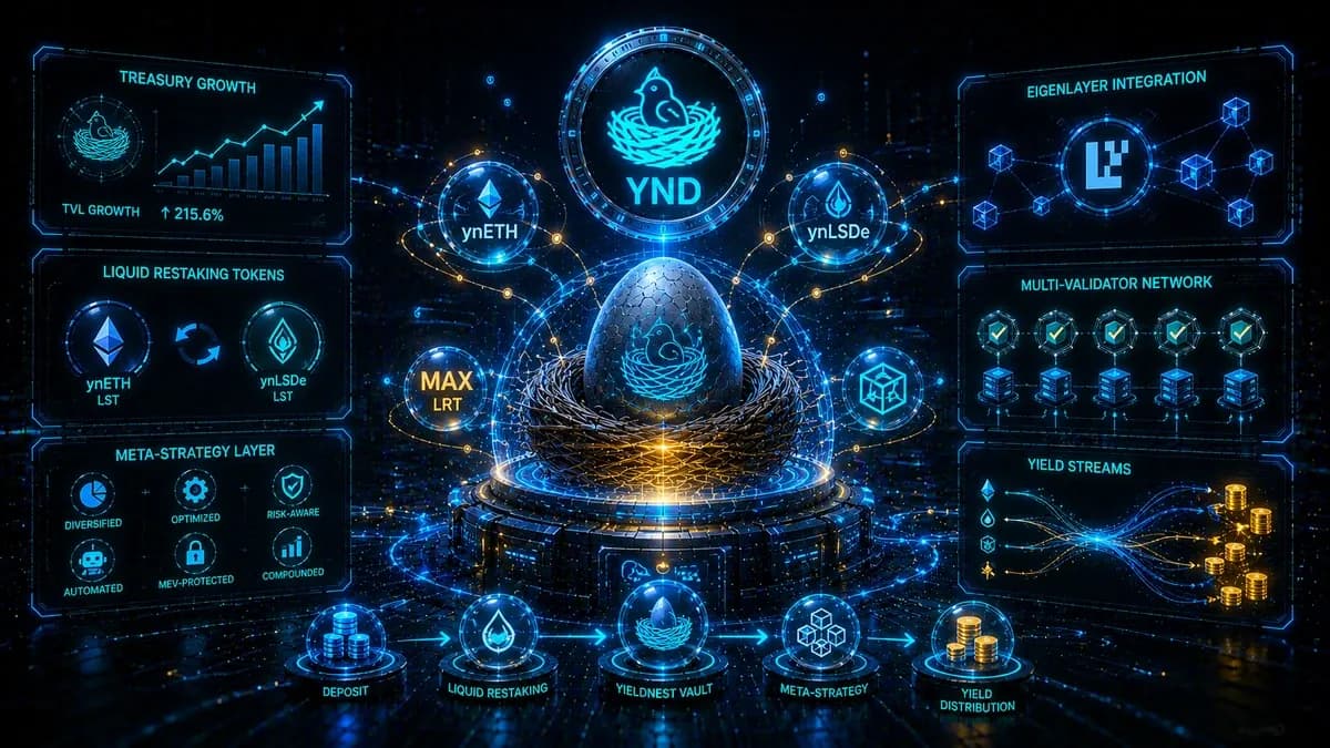 What Is YieldNest (YND)? The MAX LRT Liquid Restaking Protocol Explained in 2026