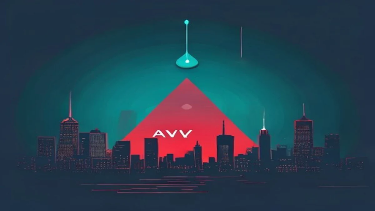 CME launches AVAX and SUI futures: red AVAX triangle and teal SUI water drop above Chicago skyline